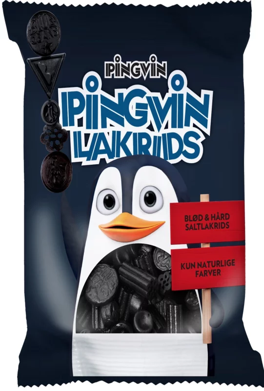 Pingvin Lakrids Hits Display - 800 g