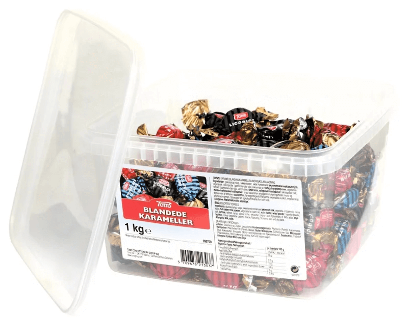 Toms Blandede Karameller - 1 kg