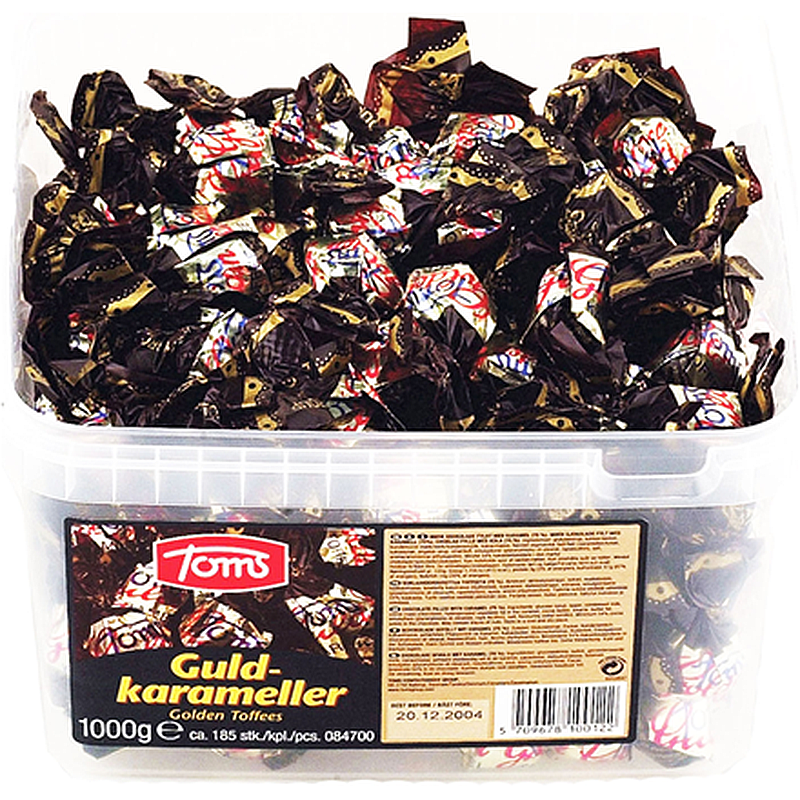 Toms Guldkarameller bonbons caramel 1 Kg - 1 kg