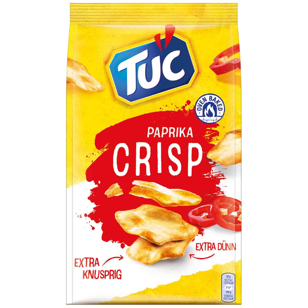TUC Paprika Crisp 100 gram - 100 g