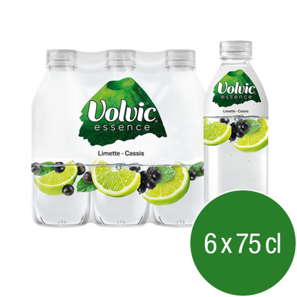 Volvic Essence Limette-Cassis - 6 x 0.75 L