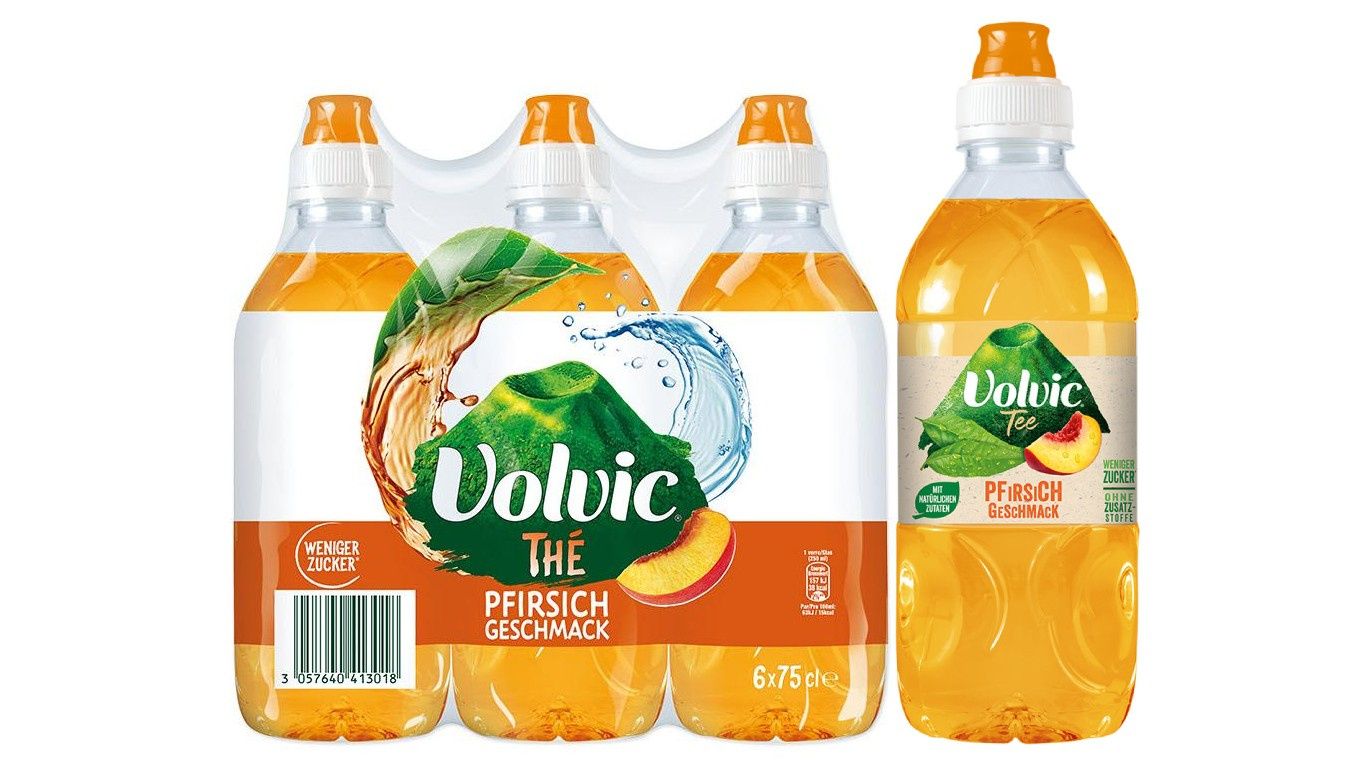 Volvic Tee pêche - 6 x 0.75 L
